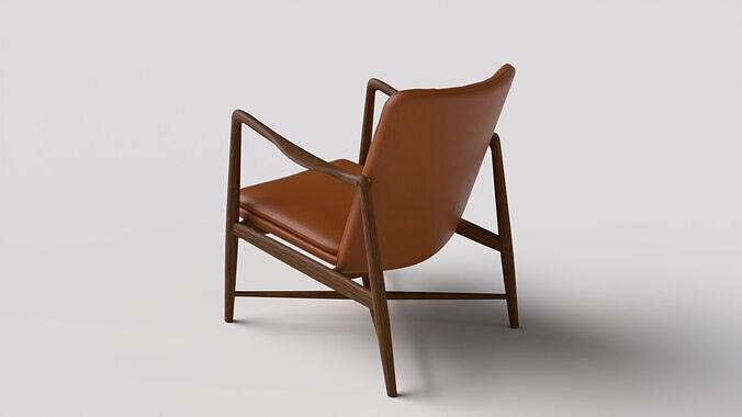 Fireplace Chair 3D model 6