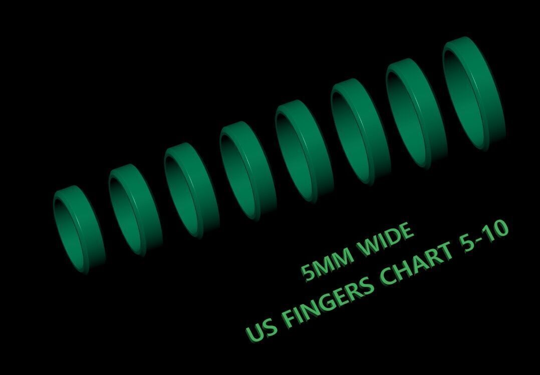 Plain Gold Band Ring 3D print model_20