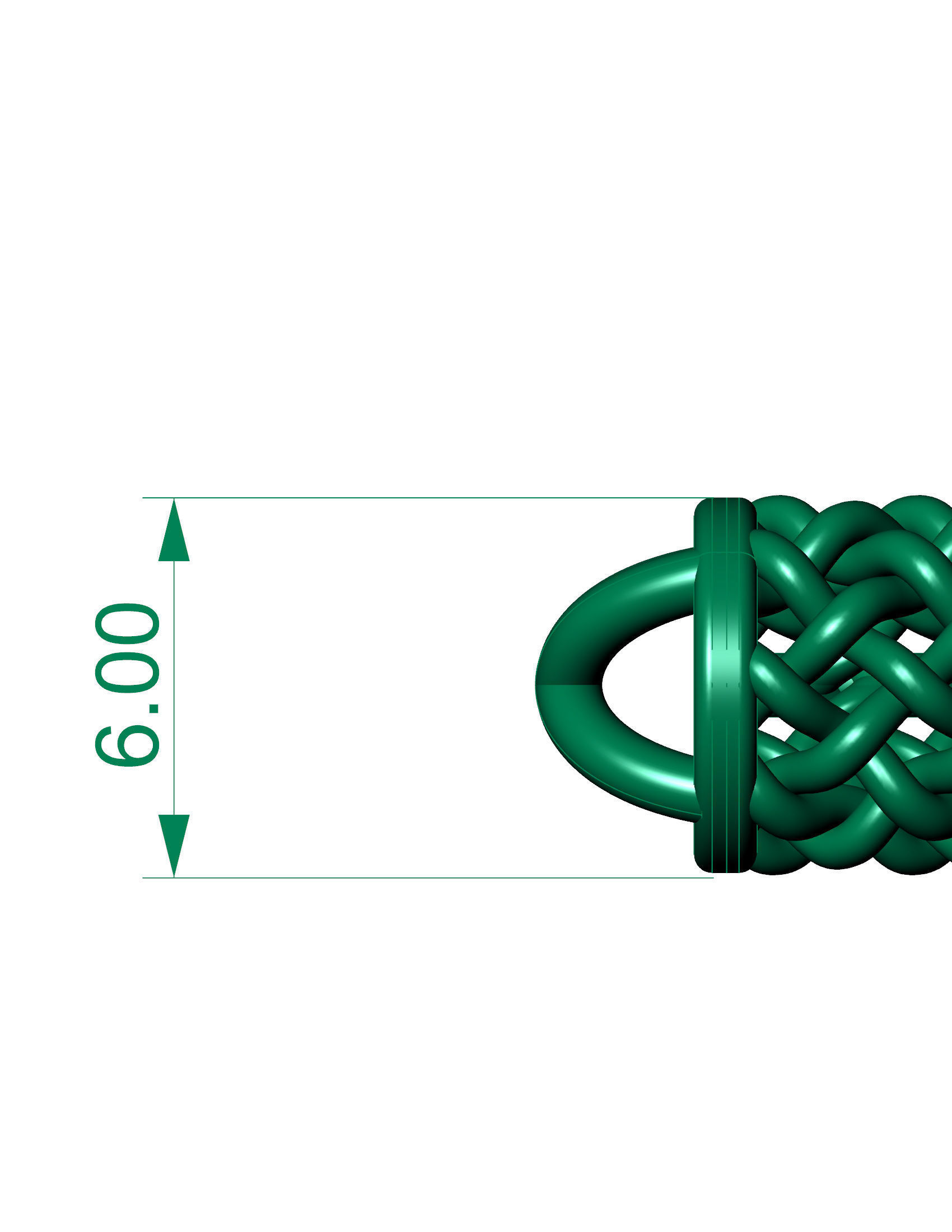 3 SET HIGHLY SOLD UNISEX TURKEY 3D PRINTED CHAIN 3D Model Collection_3