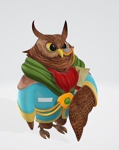 3D Model Owl 3D model
