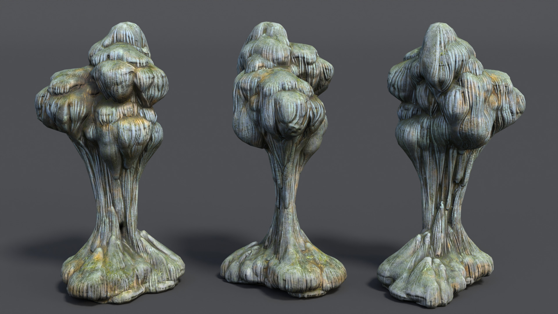 9 Modular Cave Formations - 250218 Low-poly 3D model_9