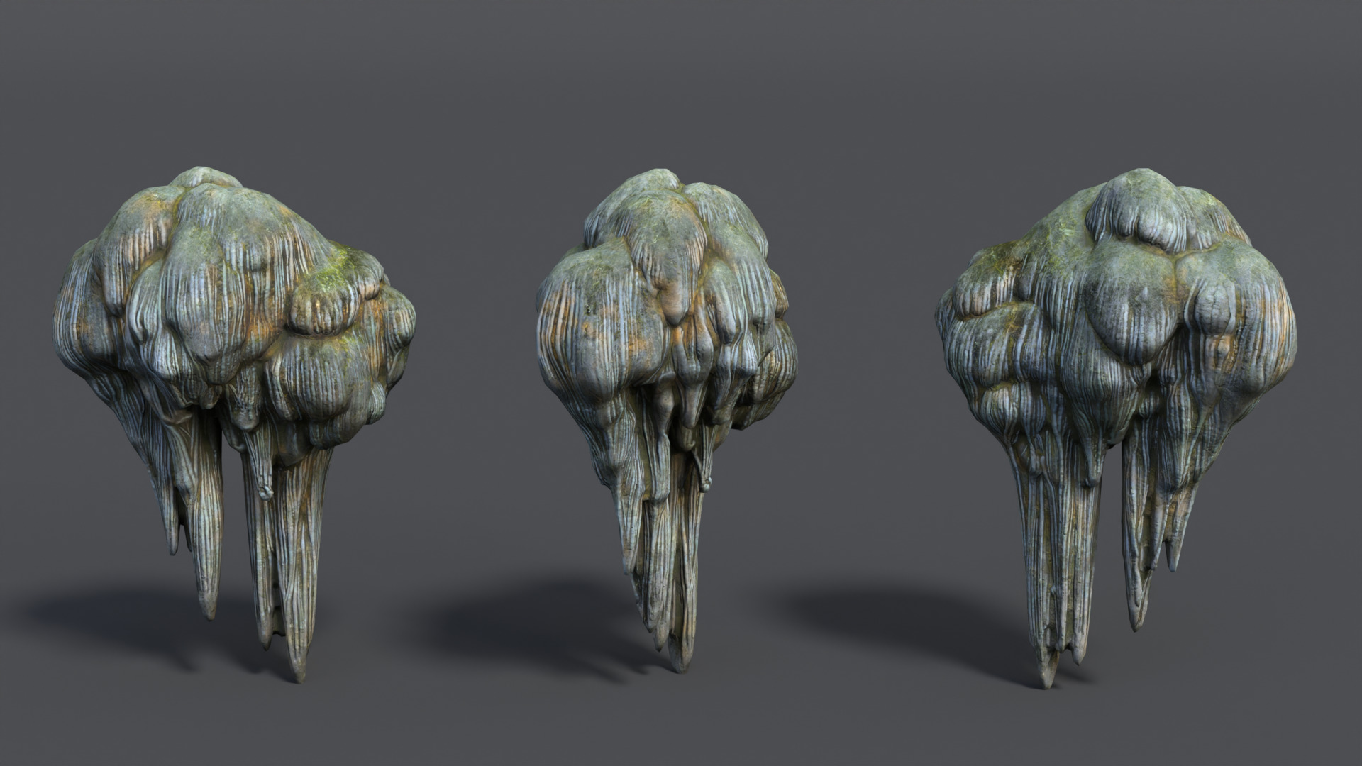 9 Modular Cave Formations - 250218 Low-poly 3D model_6