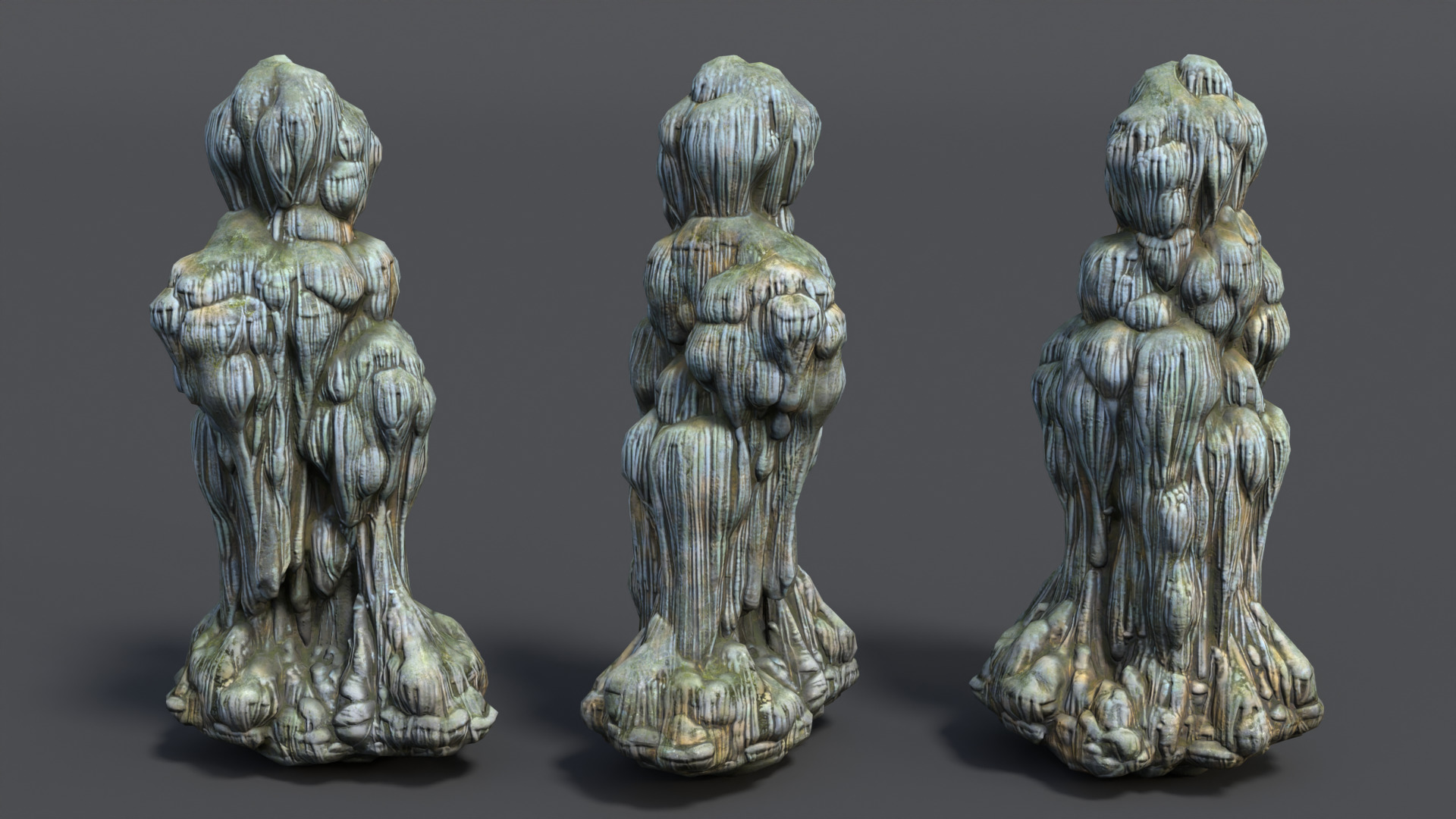 9 Modular Cave Formations - 250218 Low-poly 3D model_10