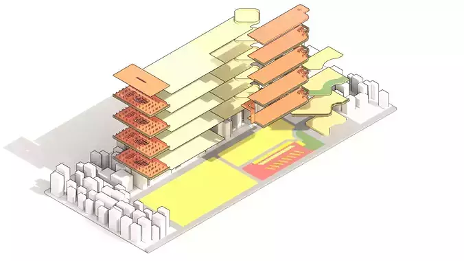 5-Storey Shopping center