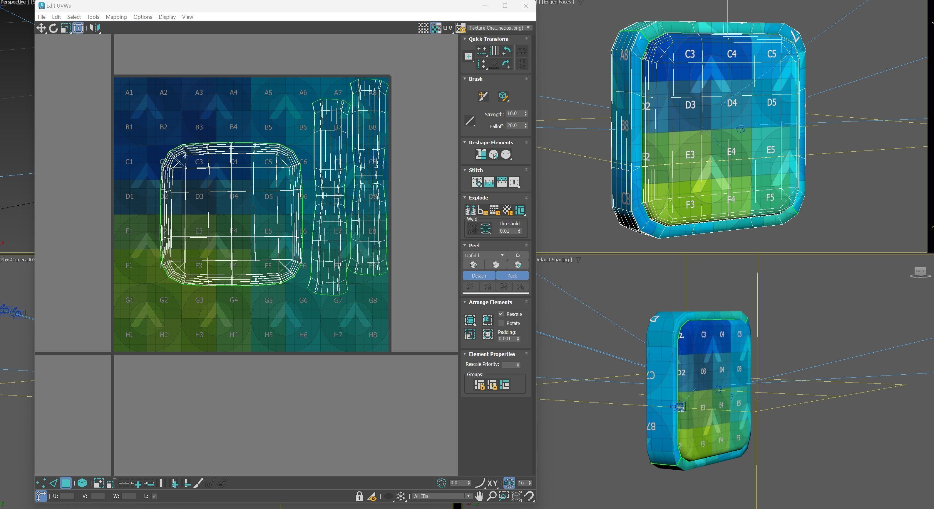 Japan Flage icon 3D model_7