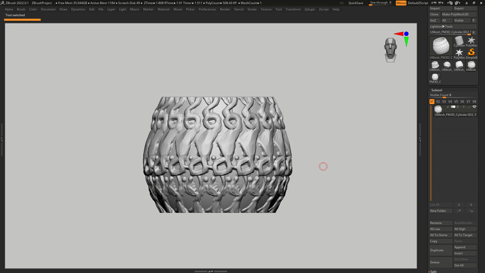 vase 3d print 396 3D print model_6