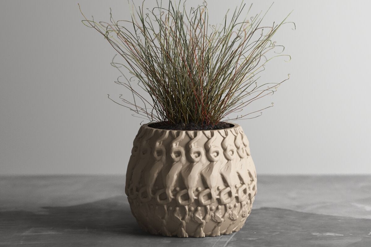 vase 3d print 396 3D print model_2