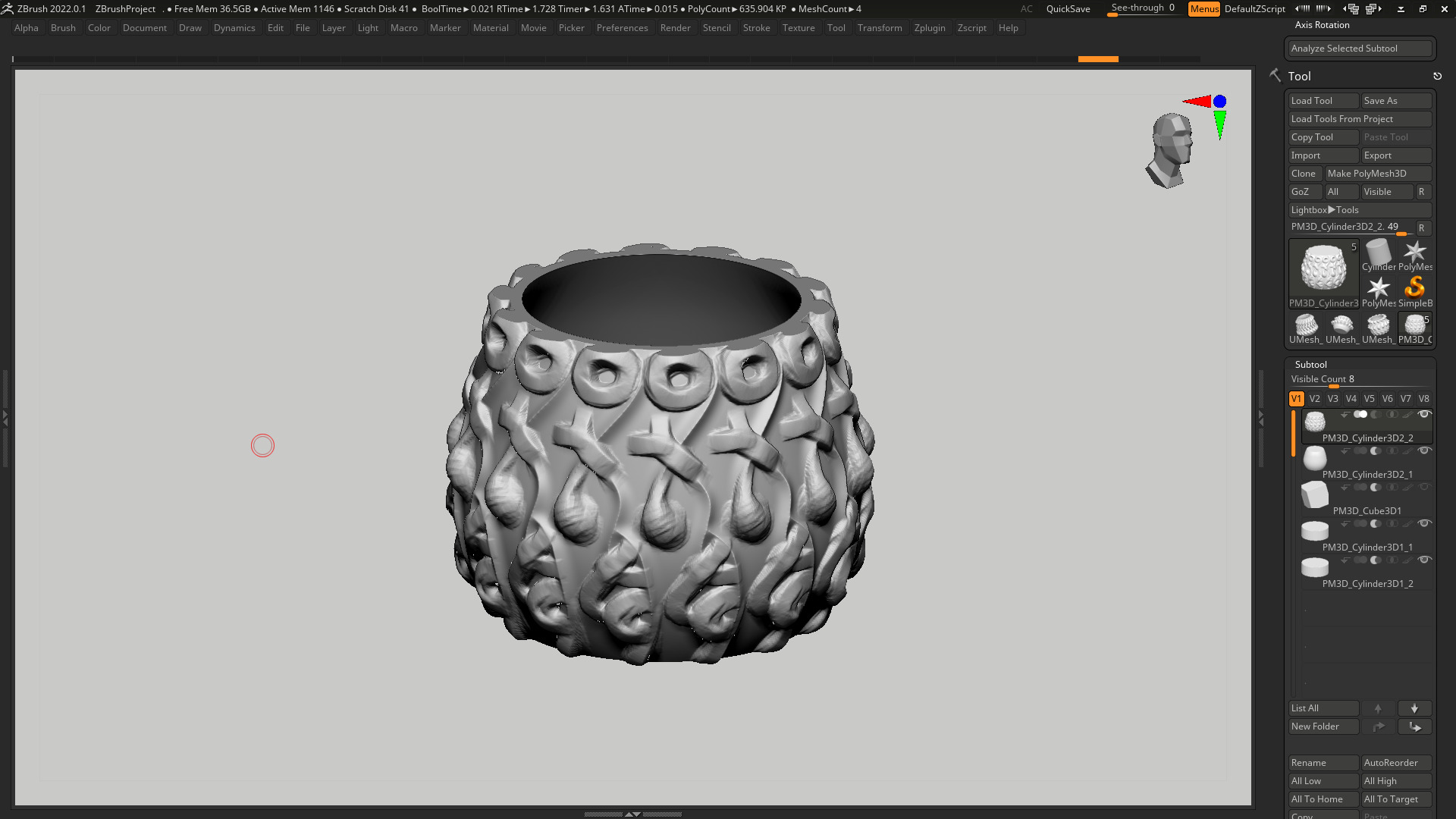 vase 3d print 390  3D print model_5