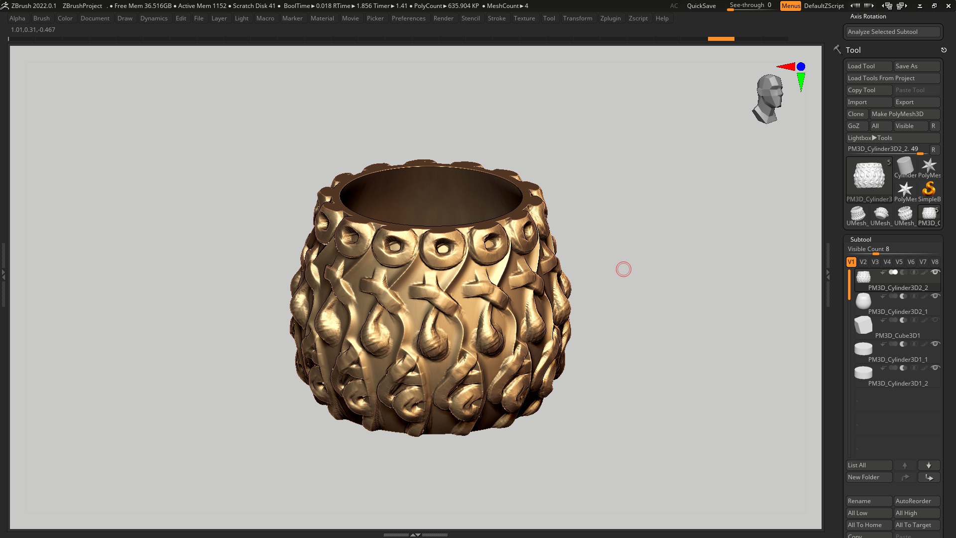 vase 3d print 390  3D print model_3