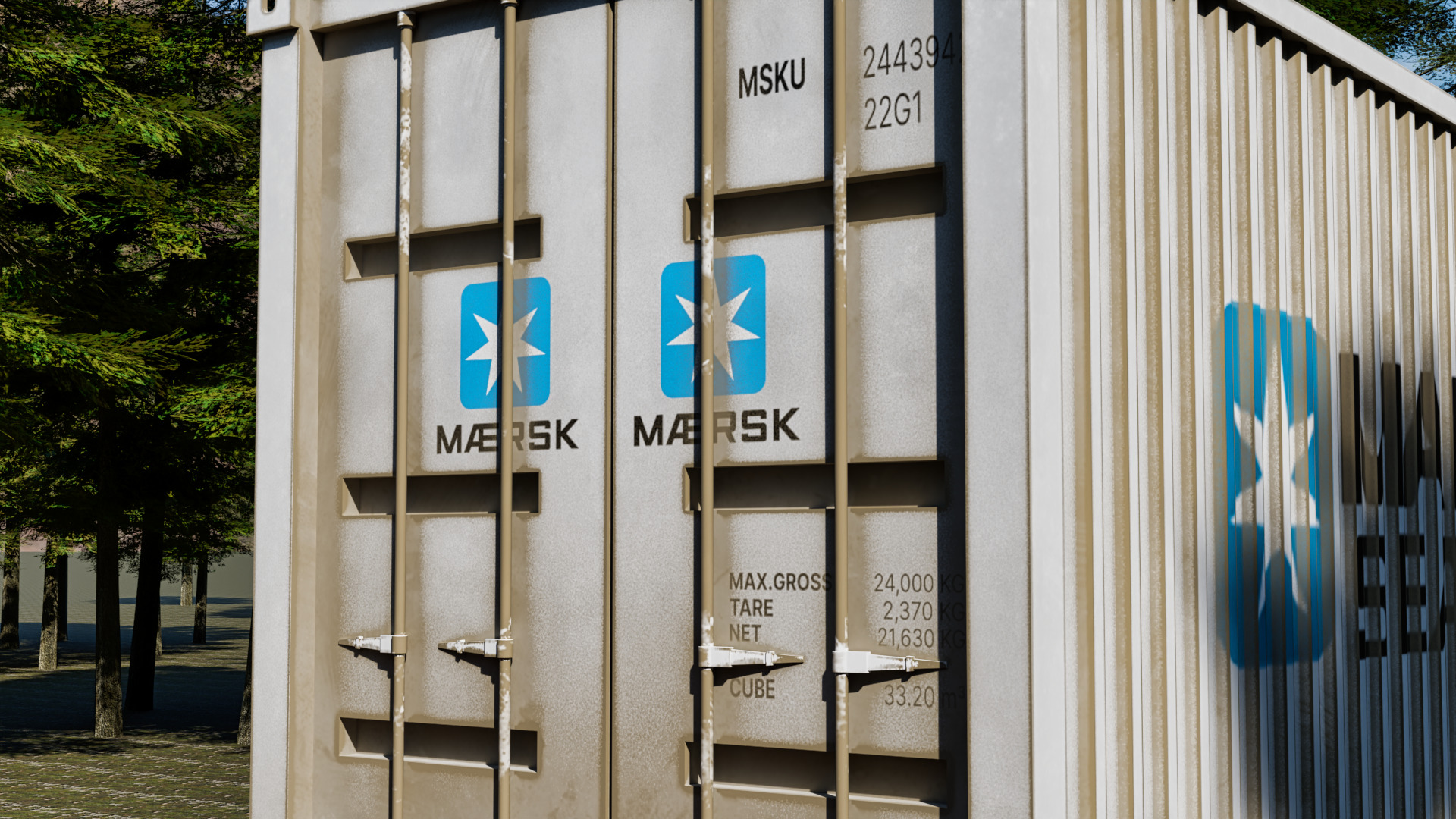 Indian Railways BLC-A Wagon Low-poly 3D model_10