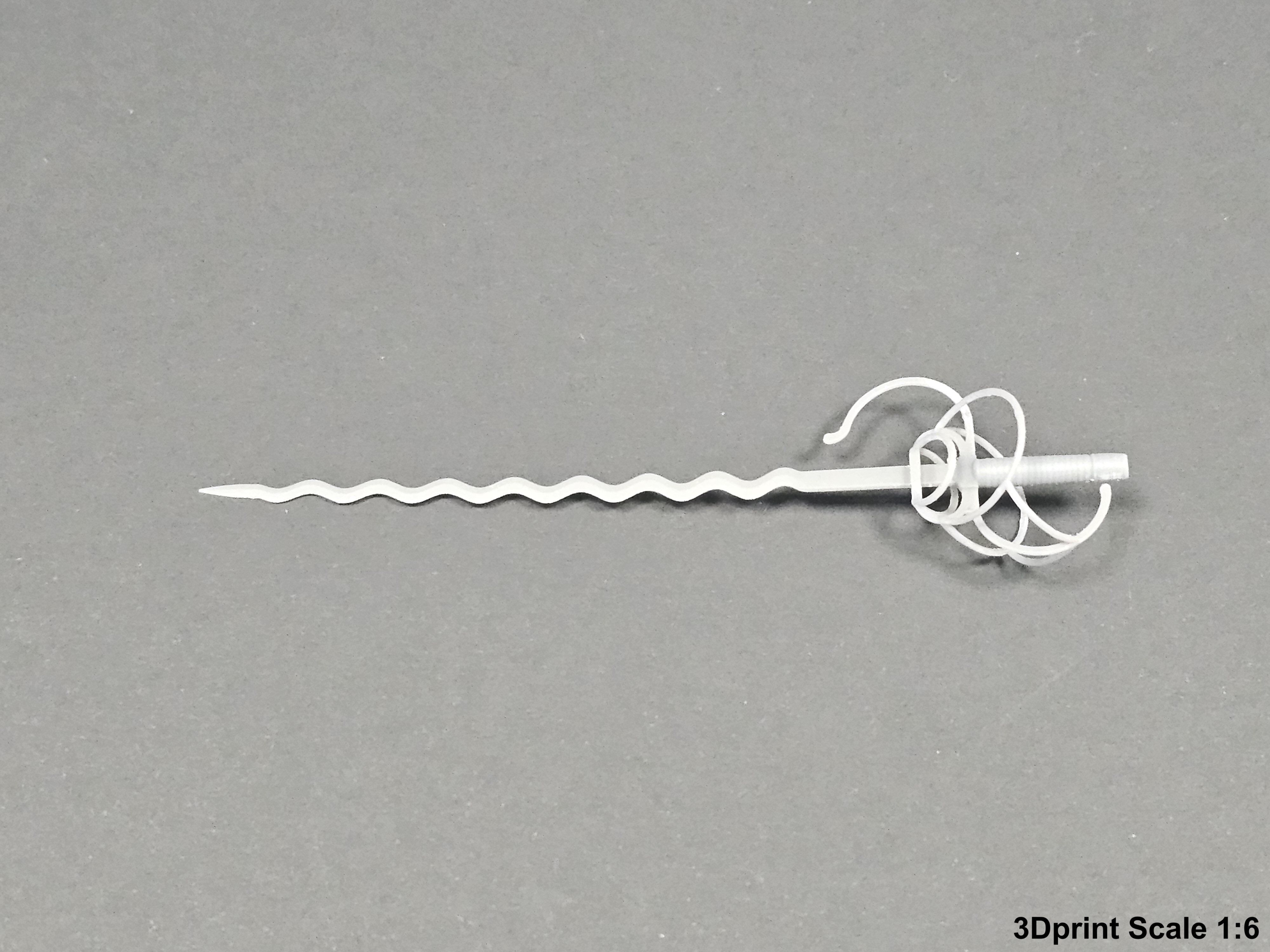 Weapons Encyclopedia 089 Flamberg 3D print model_9