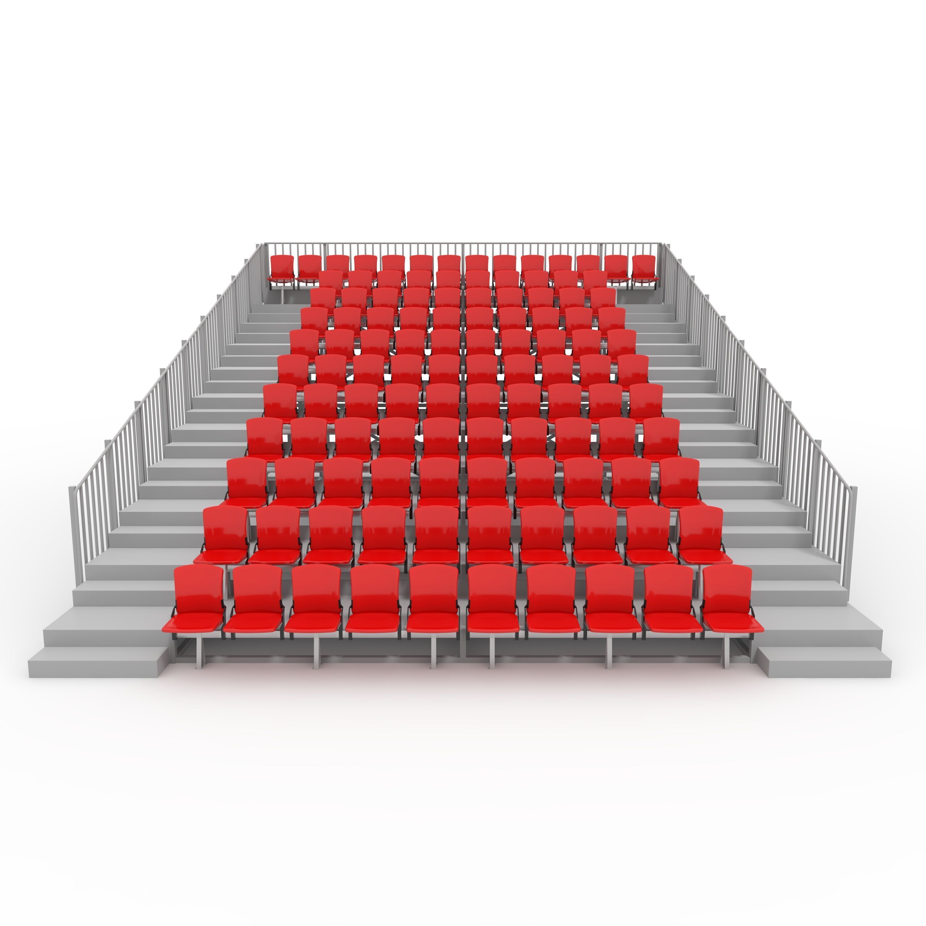 Bleachers 32 3D model_10