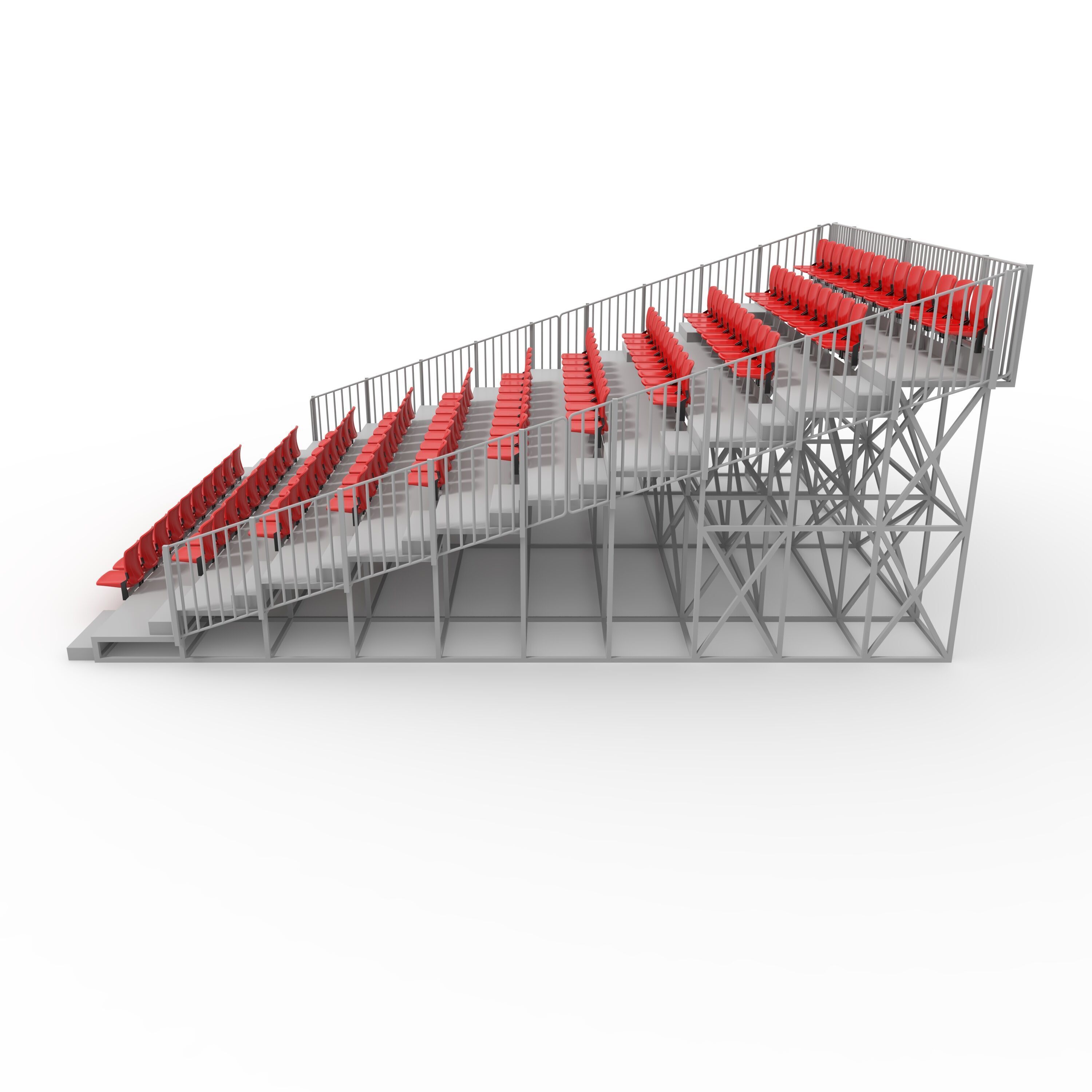 Bleachers 32 3D model_4