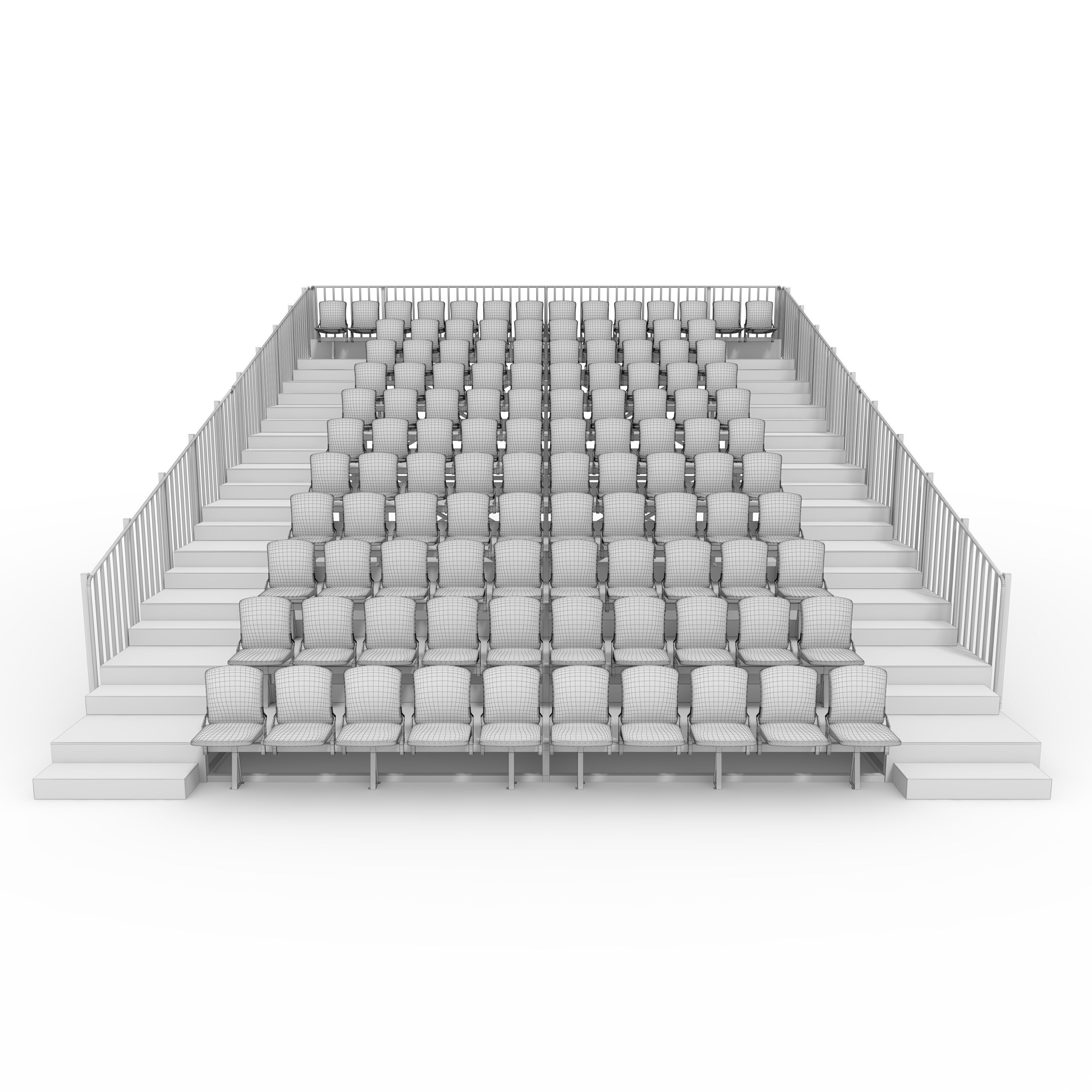 Bleachers 32 3D model_11