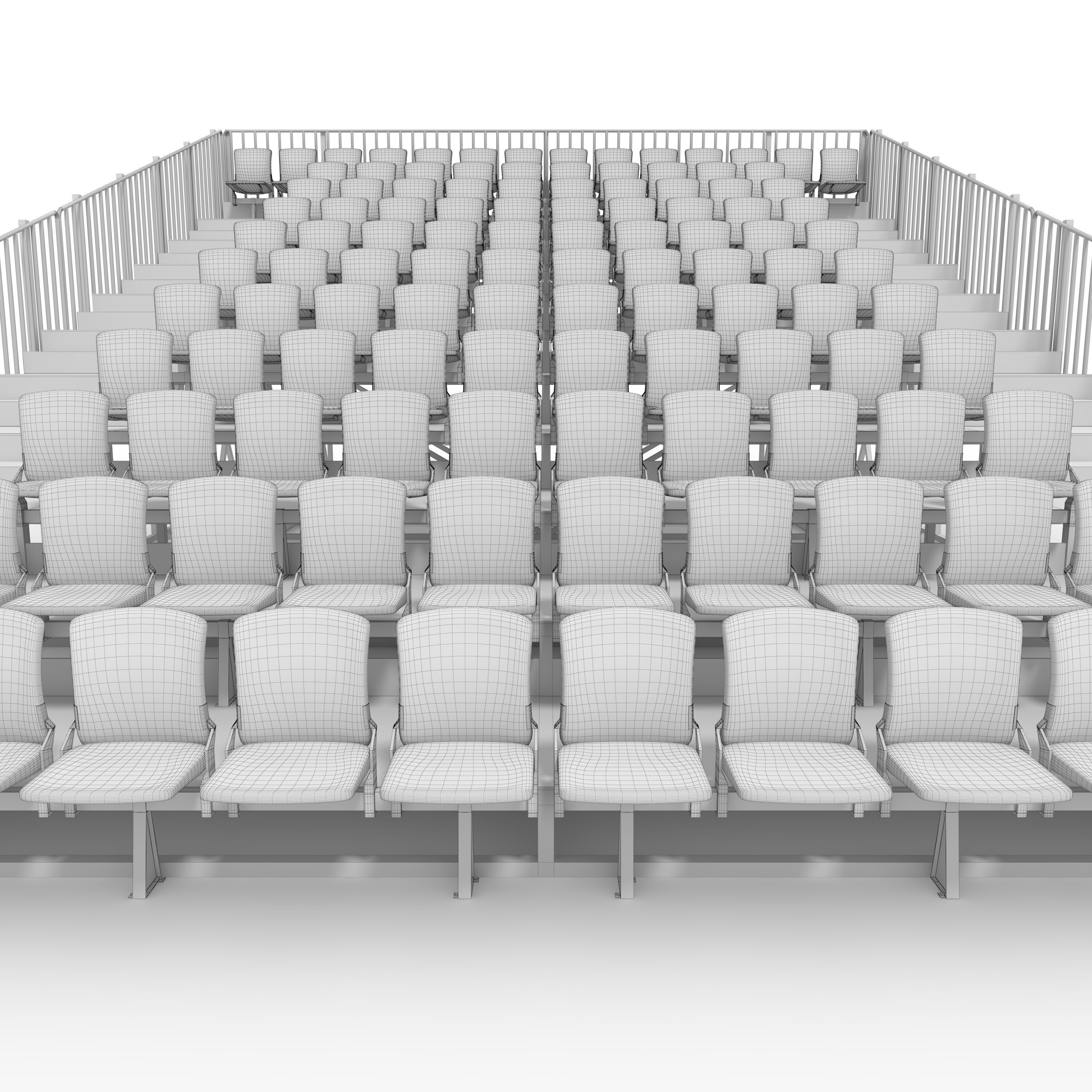 Bleachers 32 3D model_19