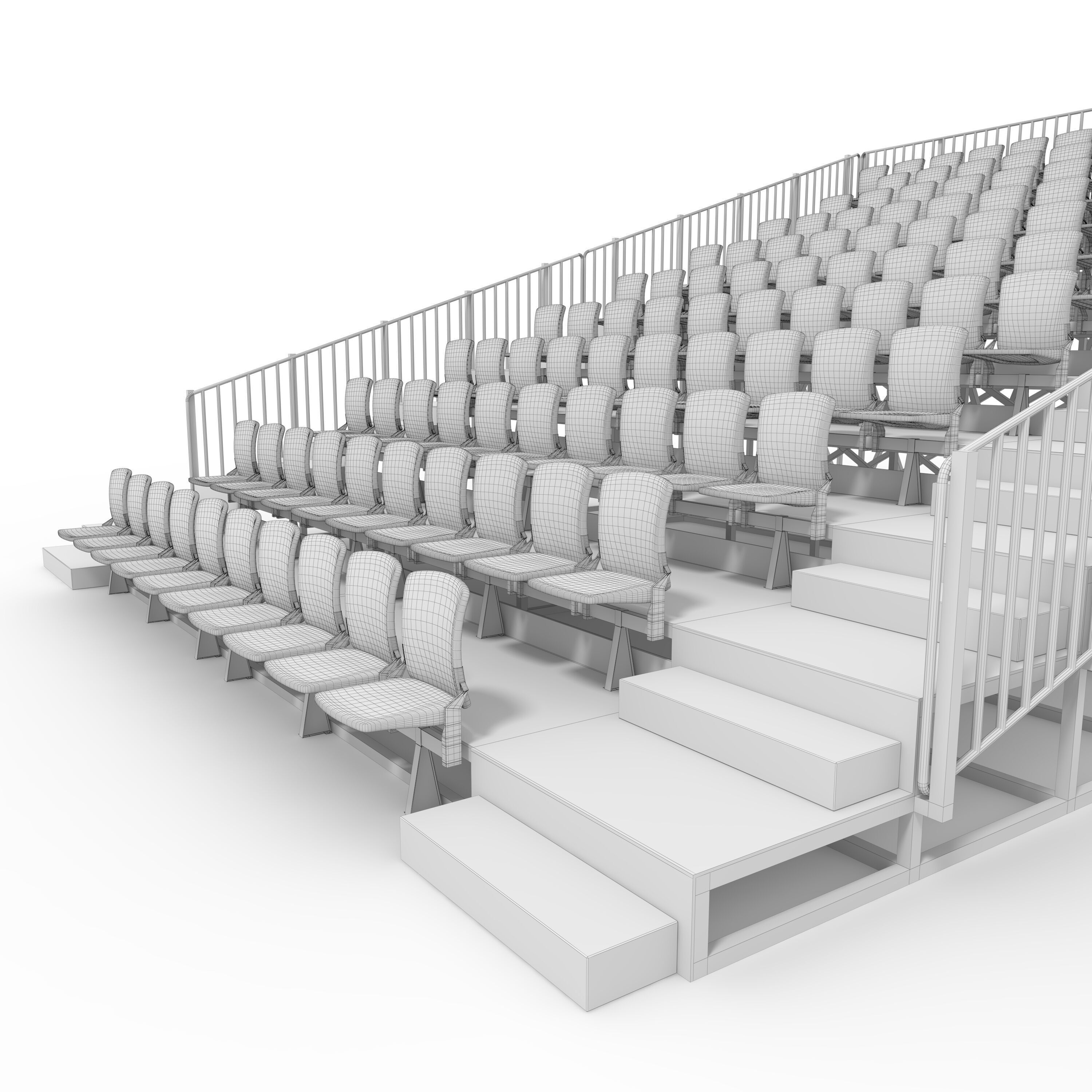 Bleachers 32 3D model_21