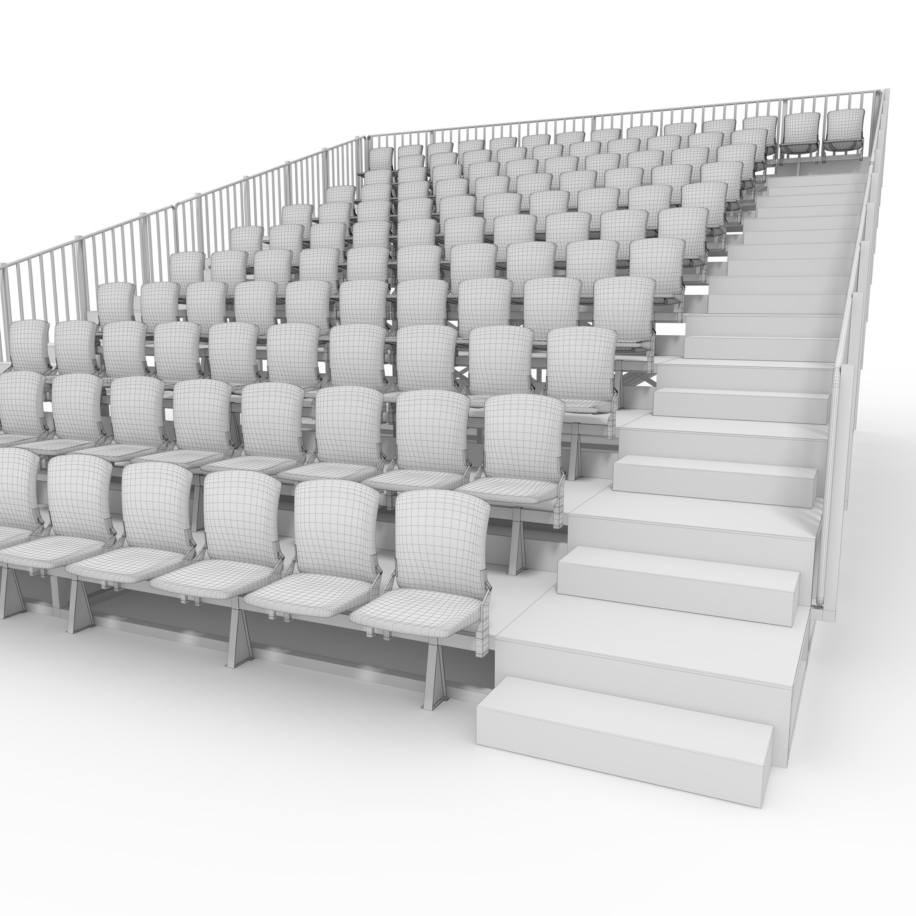 Bleachers 32 3D model_23