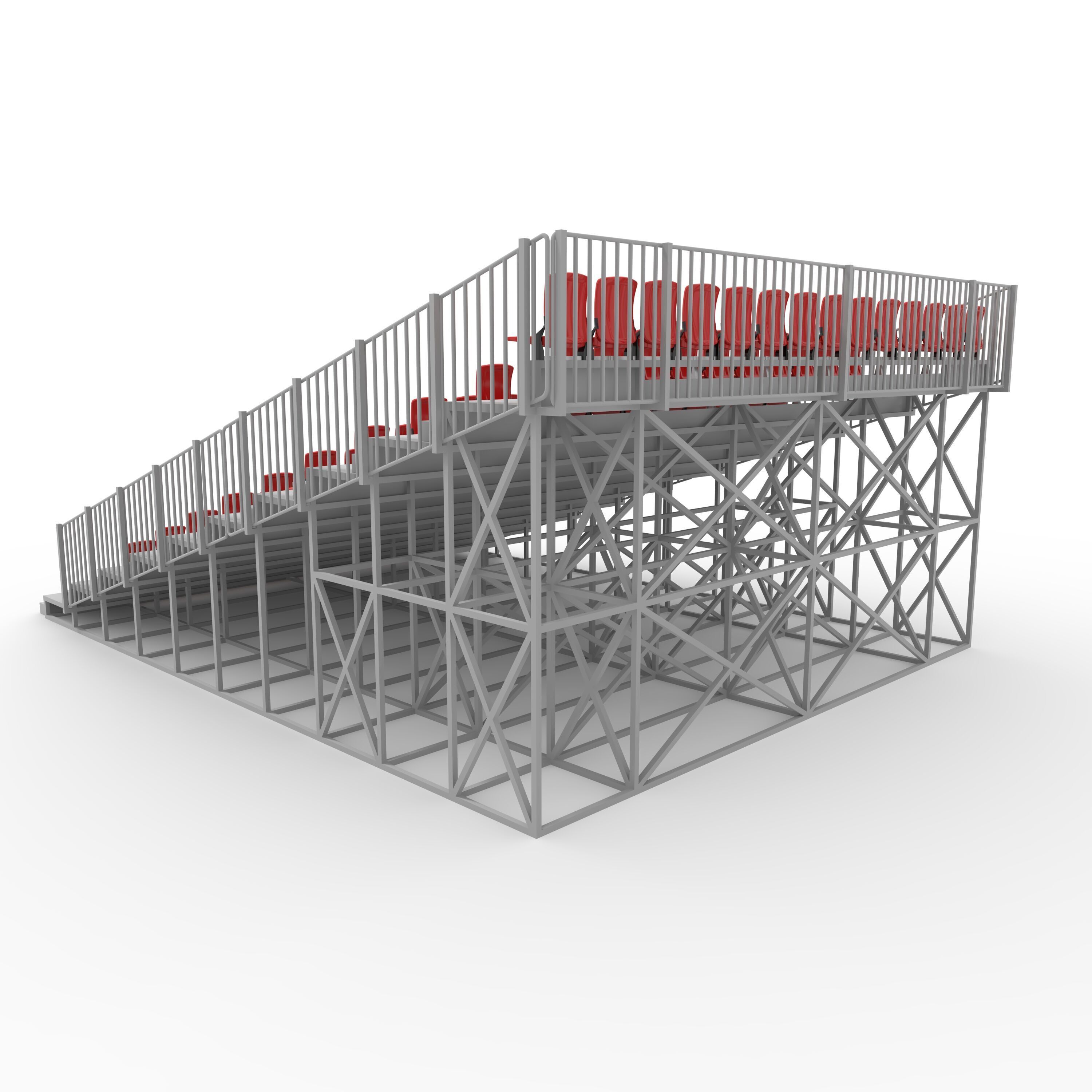 Bleachers 32 3D model_14