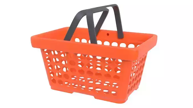 Shopping basket 11 3D model