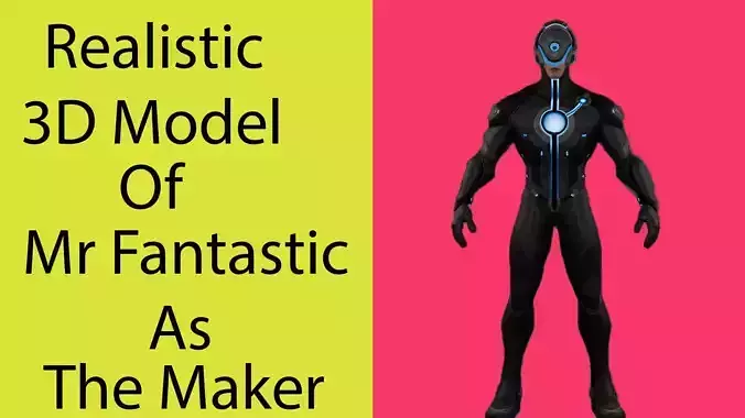 The Maker Low-poly 3D model