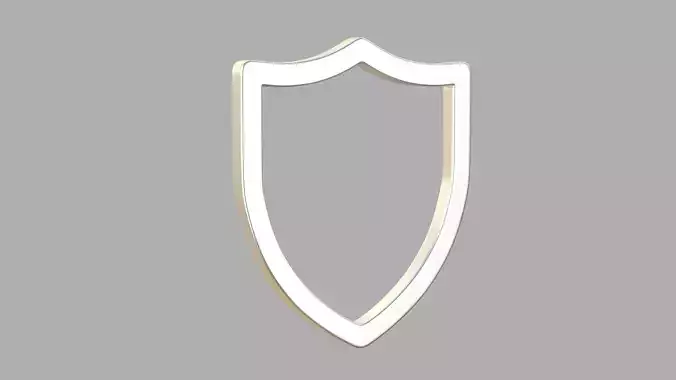Shield Symbol Silver