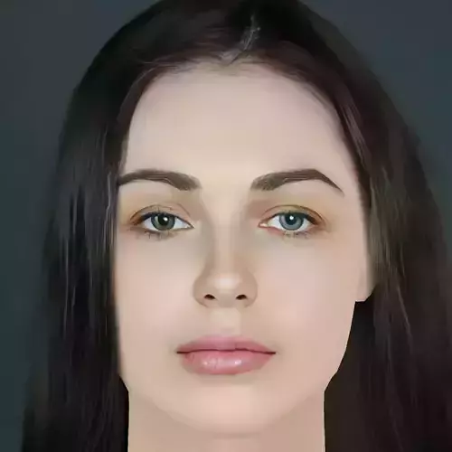 Sofya Sinitsyna Head - No Hair - Low poly head for game
