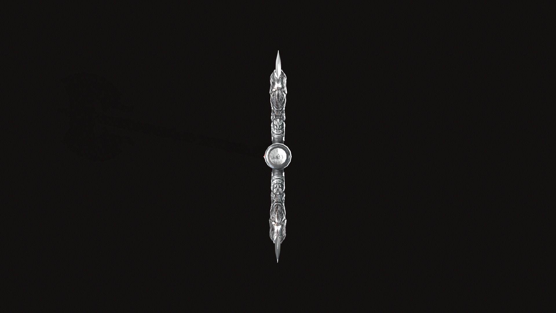 Fantasy Weapon Axe V04 Low-poly 3D model_8