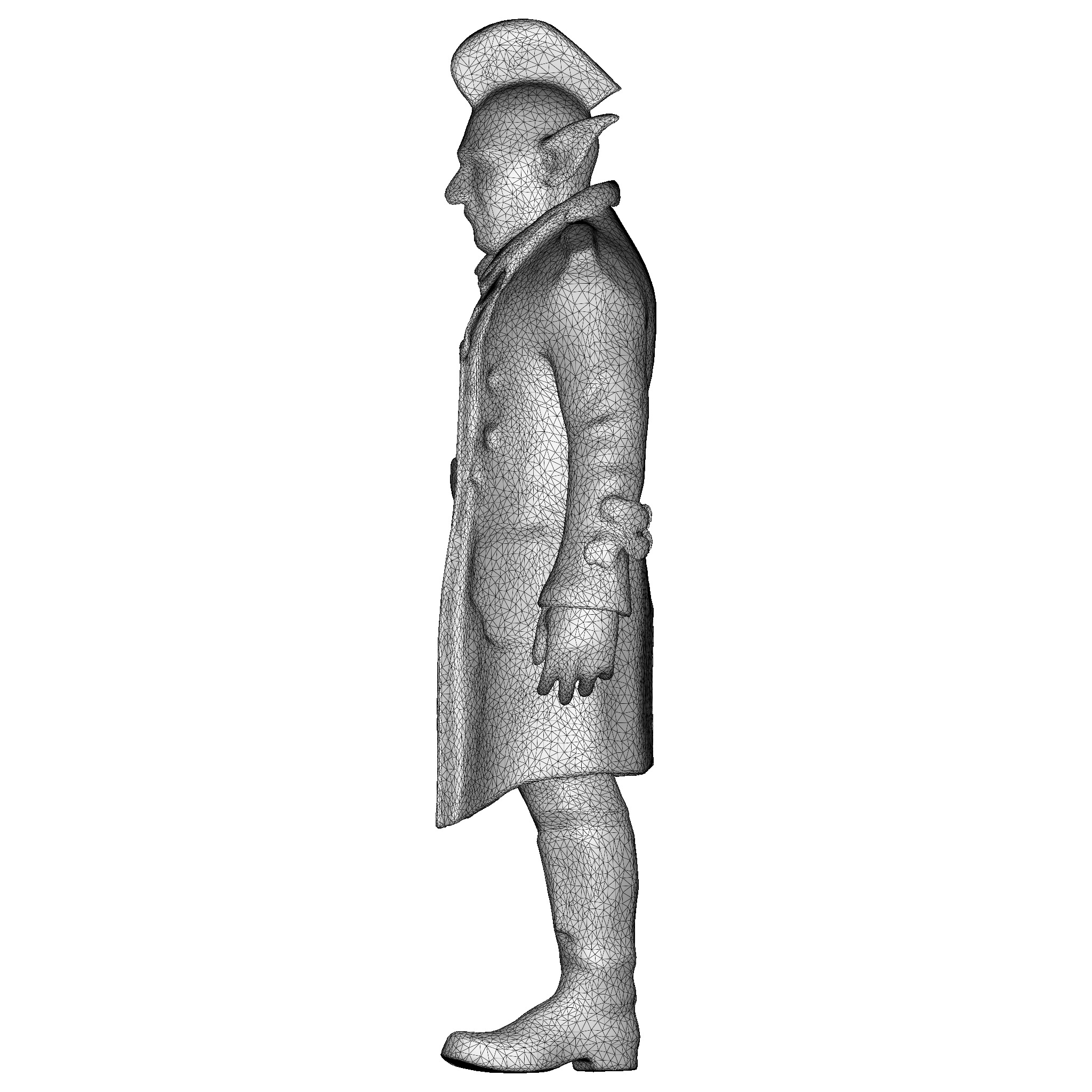 Goblin Dandy Figurine 3D print model_6