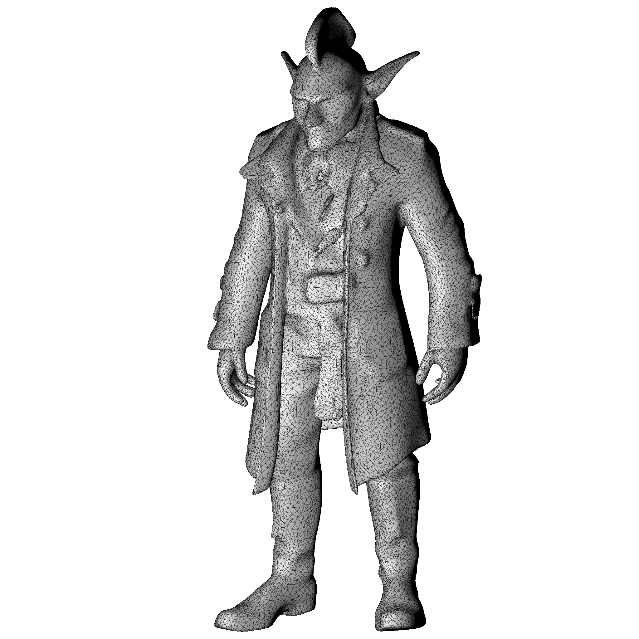 Goblin Dandy Figurine 3D print model_8