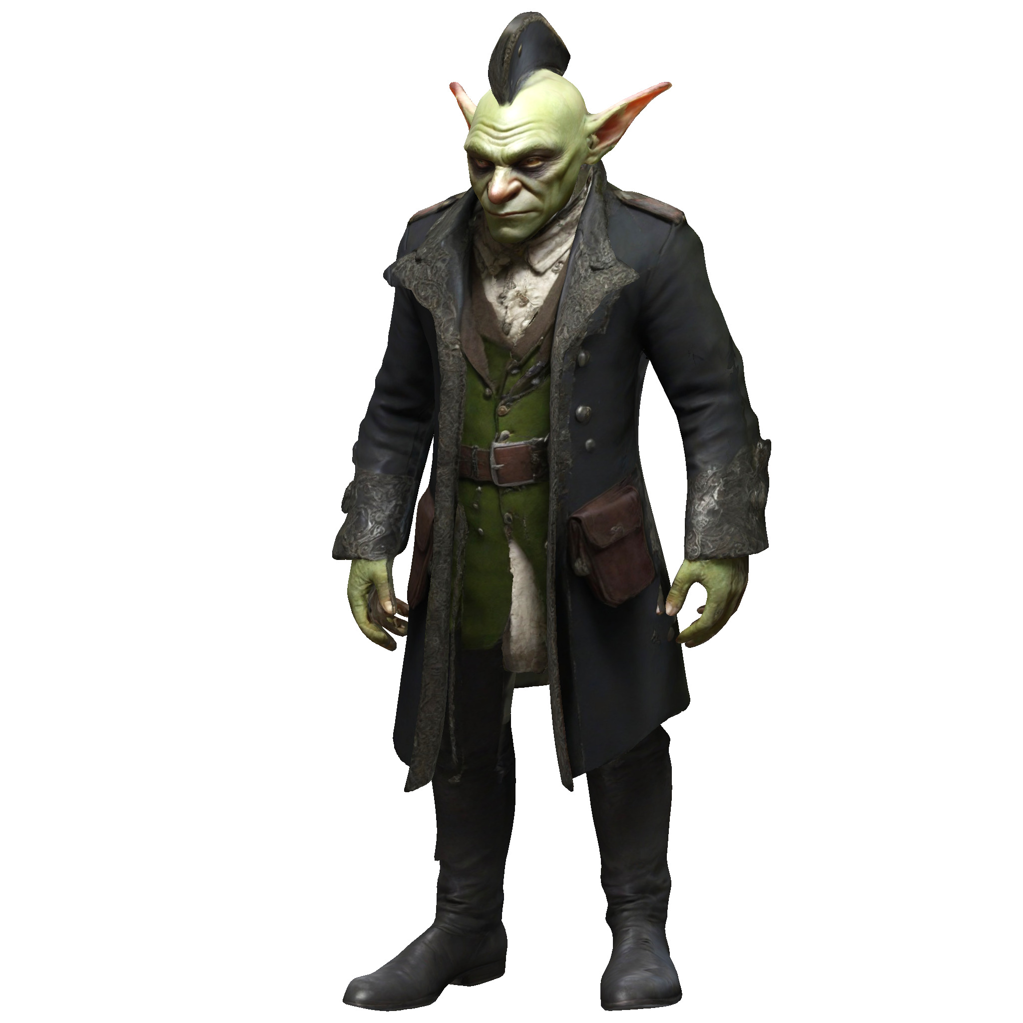Goblin Dandy Figurine 3D print model_7