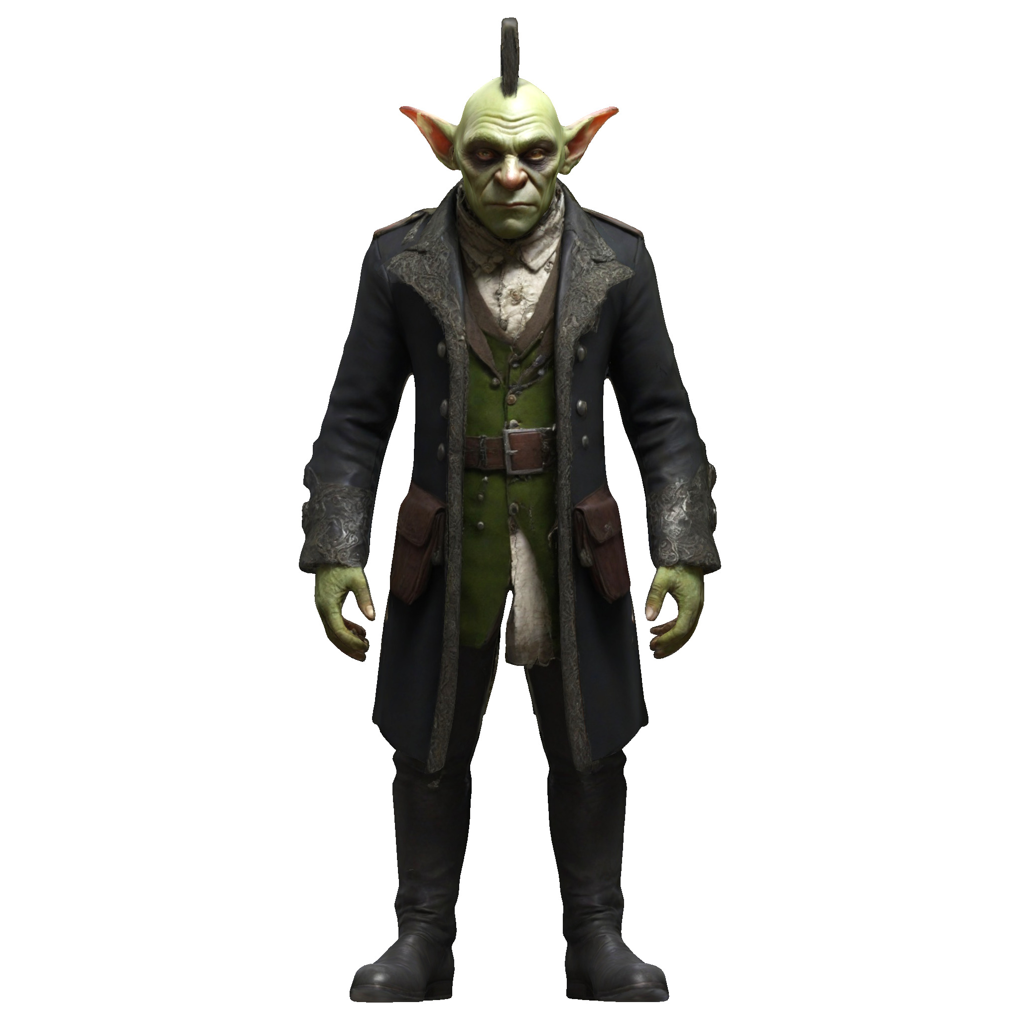 Goblin Dandy Figurine 3D print model_3