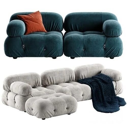 Camaleonda Sofa High-Quality 3D Model 3D model