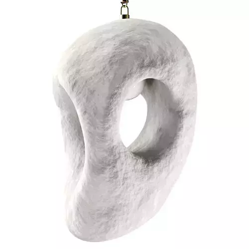 Fertility Form illuminated sculpture Low-poly 3D model