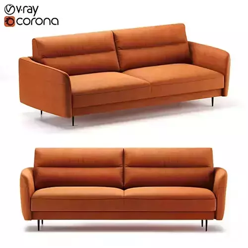 Ginger Sofa  High-Quality 3D Model