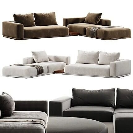 Horizonte Modular Sofa  High-Quality 3D Model 3D model