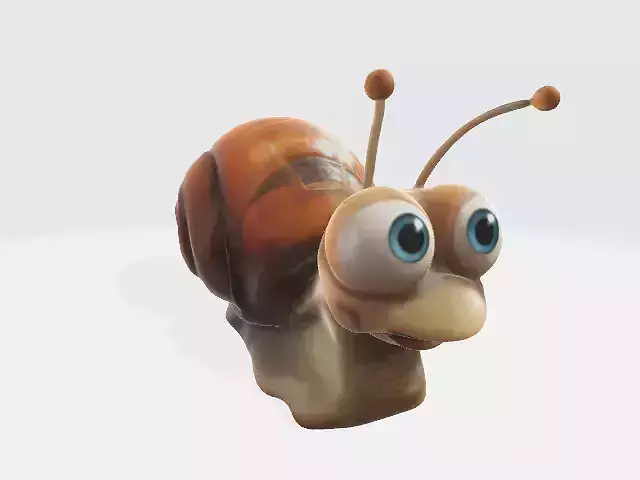 Cartoon snail