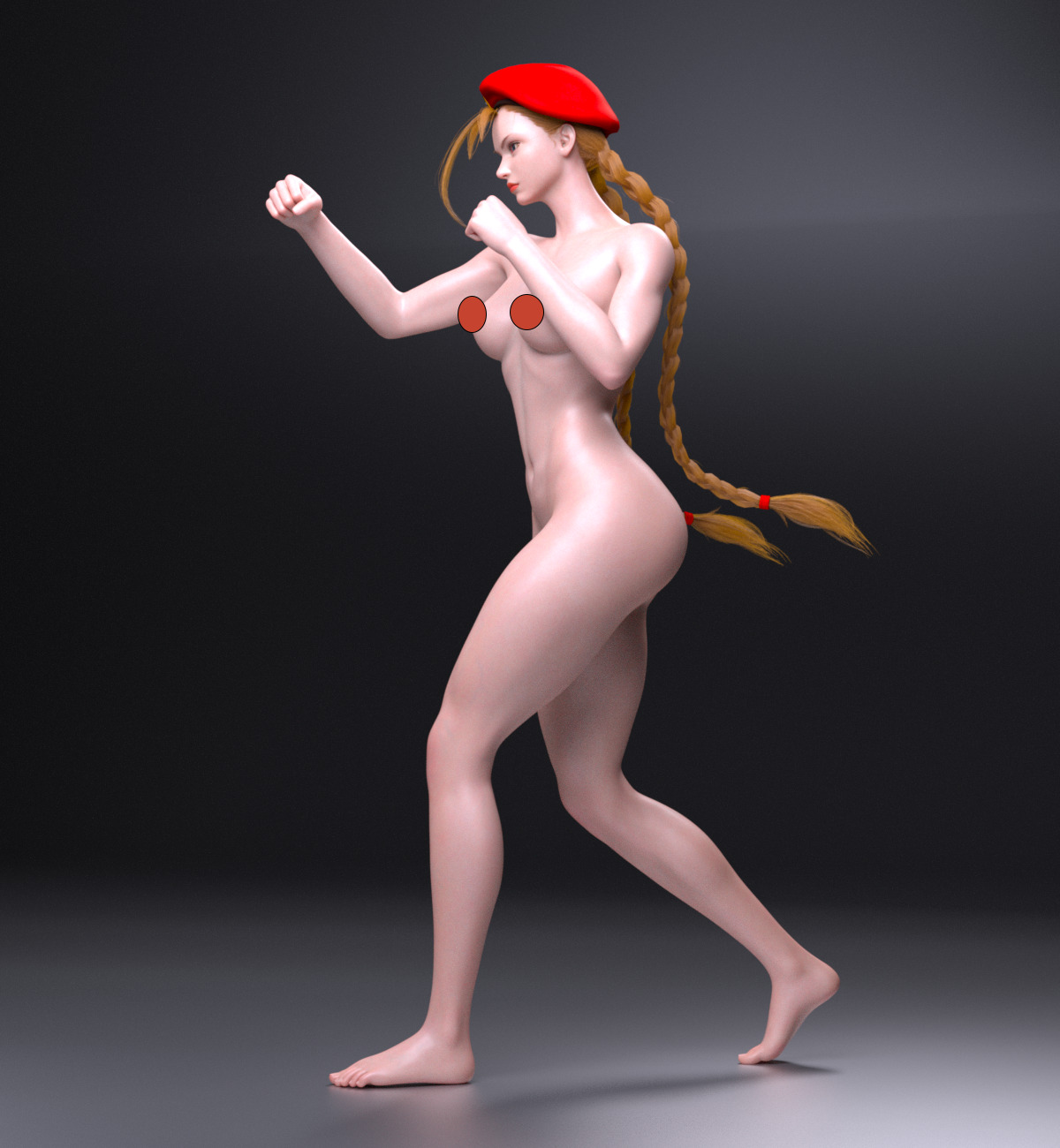 Cammy Street Fighter 3D print model_1