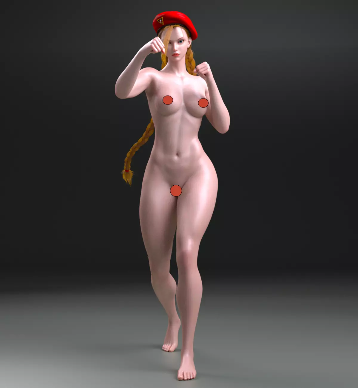 Cammy Street Fighter 3D print model_0