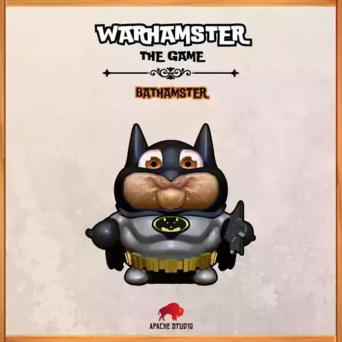 Warhamster The Game - Bathamster  3D print model