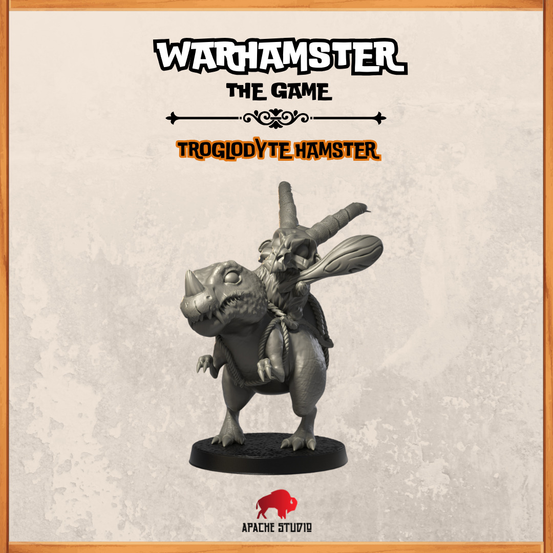 Warhamster The Game - Troglodyte Hamster 3D print model_1