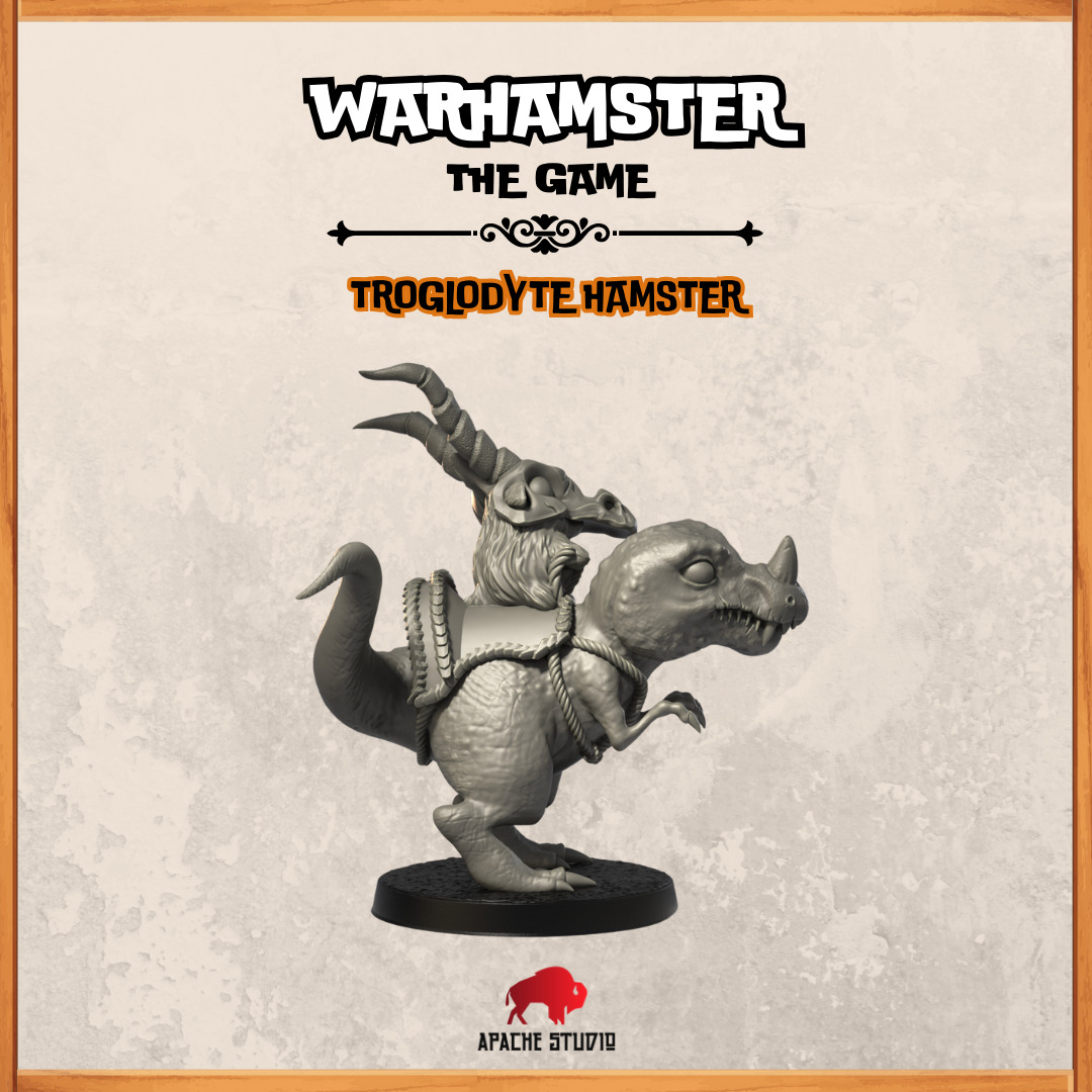 Warhamster The Game - Troglodyte Hamster 3D print model_2