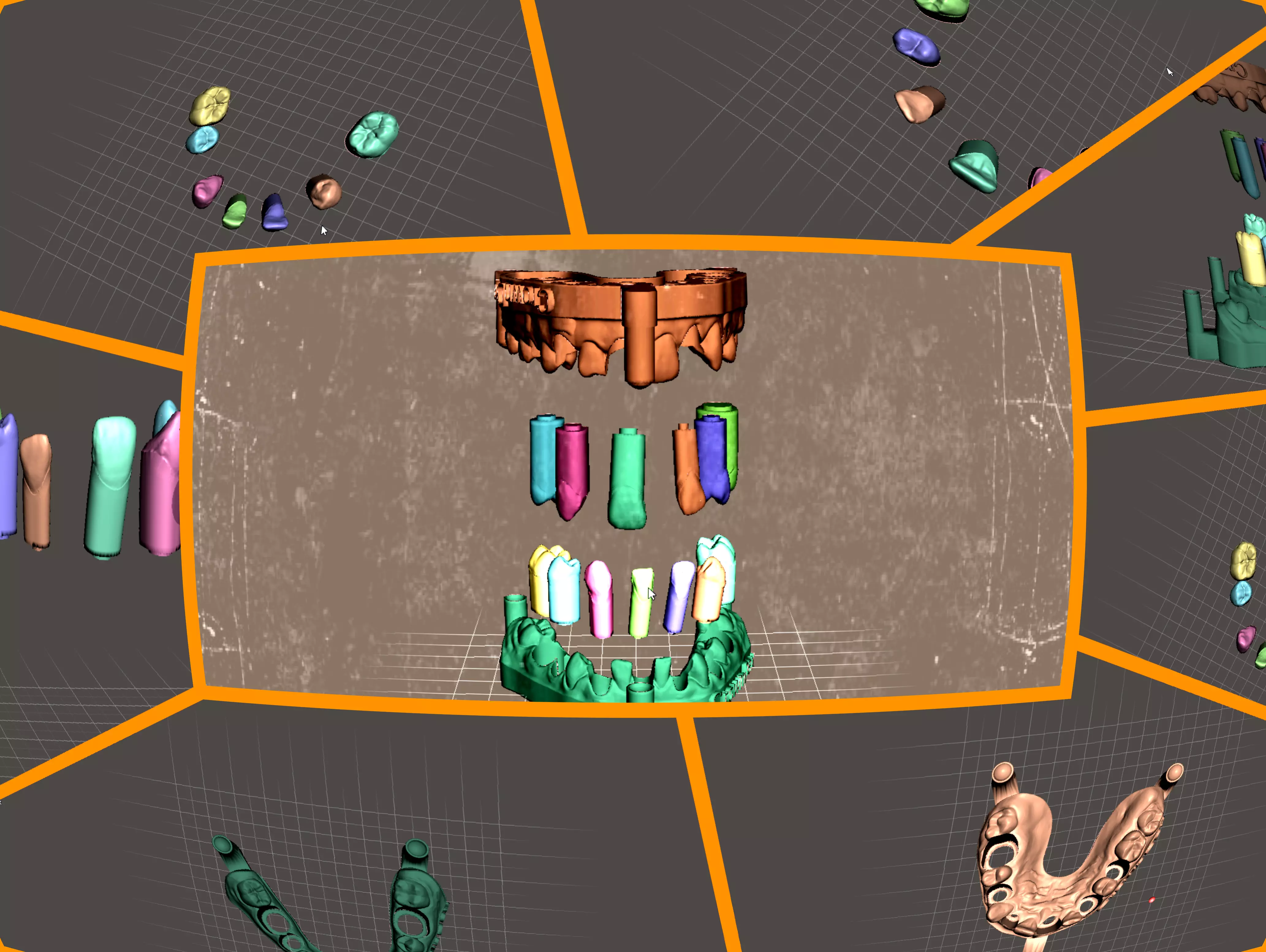 Study model With Removable Pin Dies 3D print model_0