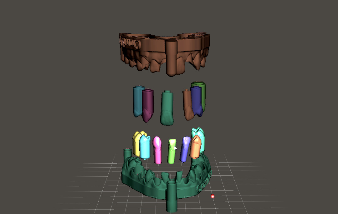 Study model With Removable Pin Dies 3D print model_1