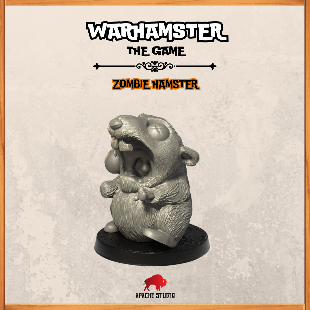 Warhamster The Game - Zombie Hamster 3D print model_2