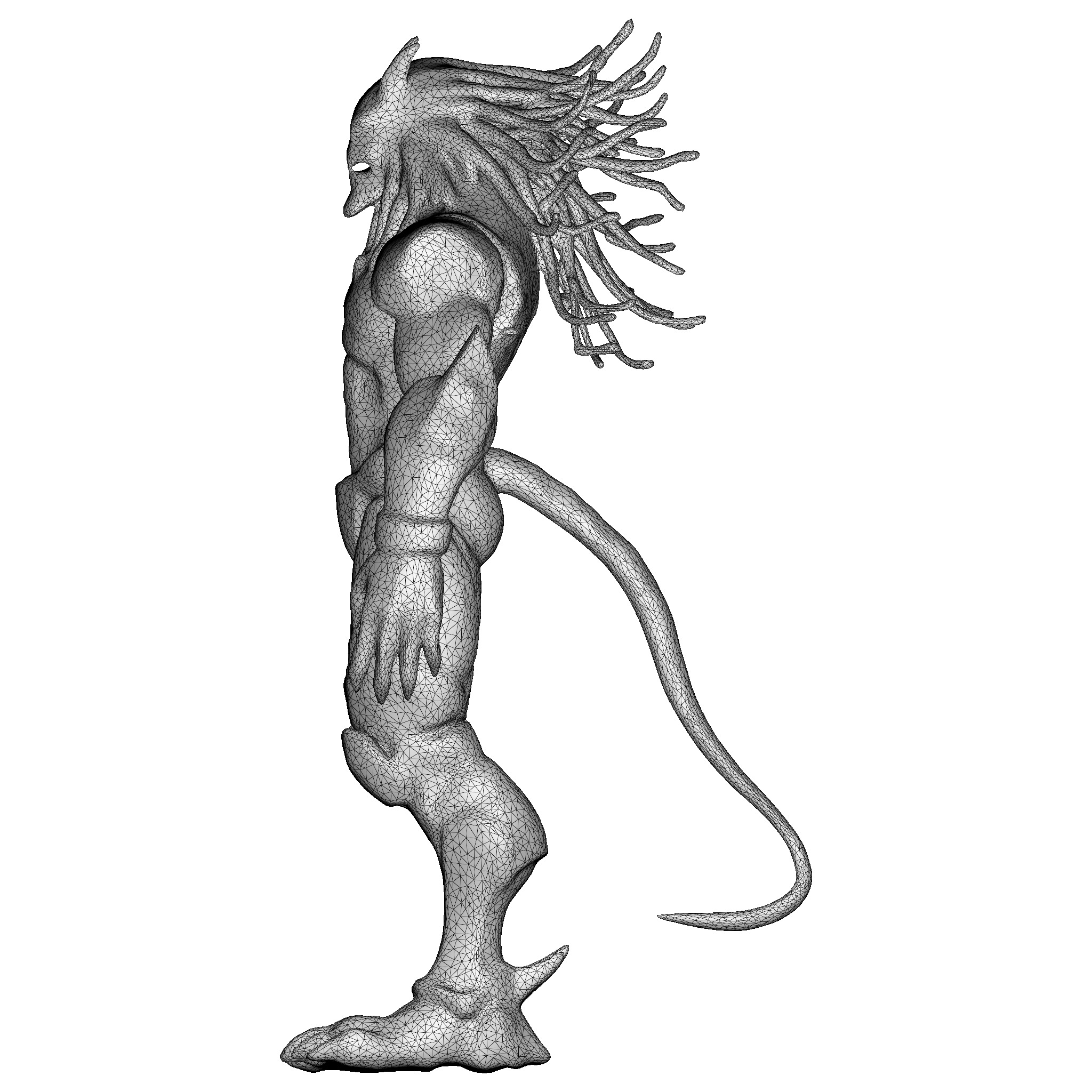 Aquatic Guardian - Iridescent Warrior 3D print model_6