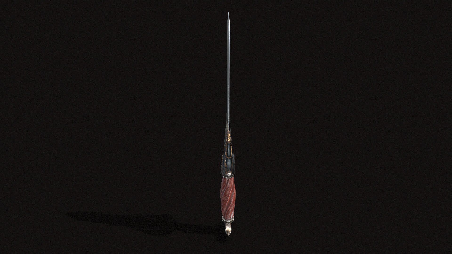 Fantasy Dagger V03 Low-poly 3D model_7