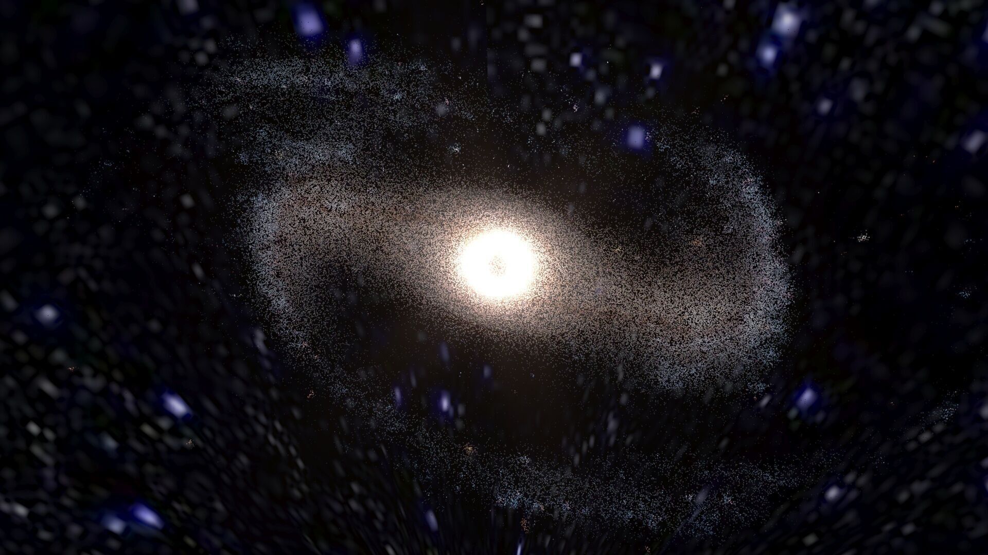 Barred Spiral Galaxy 3D model_7