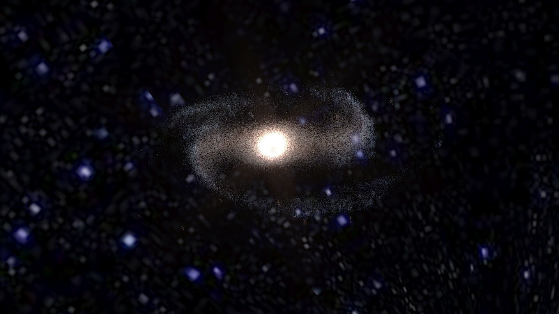 Barred Spiral Galaxy 3D model_1