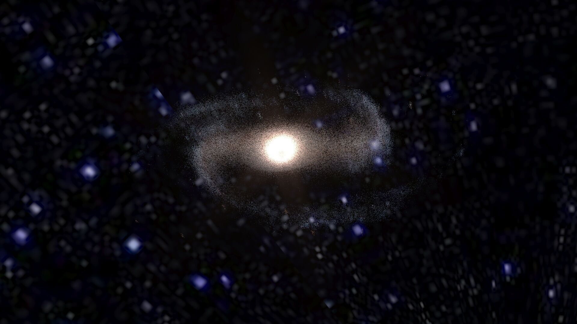 Barred Spiral Galaxy 3D model_3