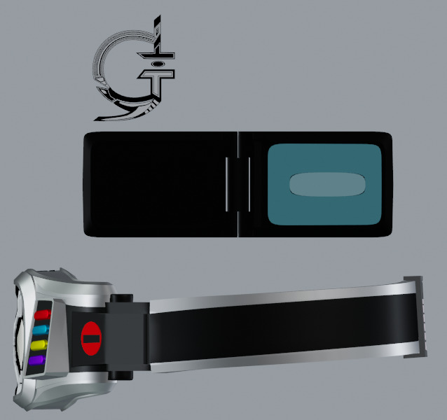 Den-o Driver And Rider Pass  Free 3D print model_1